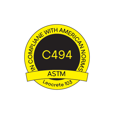 فوق روانساز بتن لئوفیکس دارای استاندارد c494 آمریکا